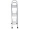 Household Essentials Slim Storage Cart, 3 Shelf Storage Cart with Wheels, Perfect for Laundry Rooms, Bathrooms, Pantries, Kitchens and More